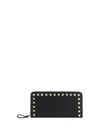 Valentino Zip Around Wallet In Black