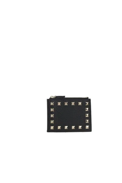 Valentino Garavani Wallets In Black