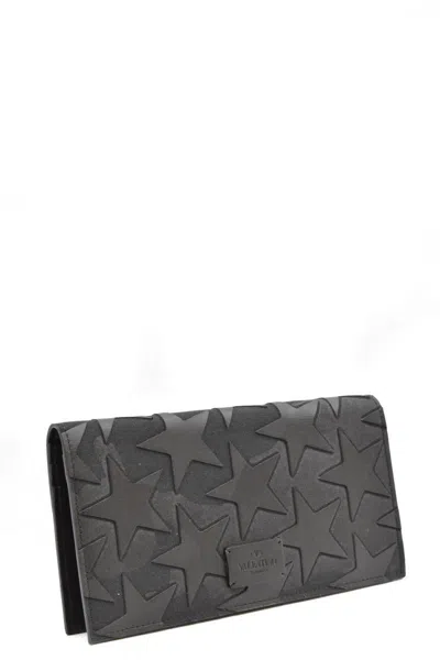Valentino Garavani Wallets In Black