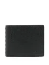 Valentino Black Toile Iconographe Wallet In Black