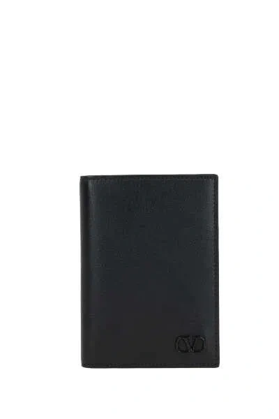 Valentino Garavani Wallets In Black