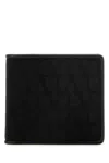 Valentino Black Toile Iconographe Wallet In Black