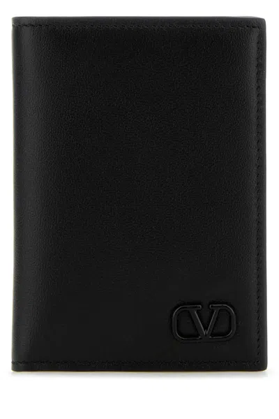 Valentino Garavani Wallets In Black