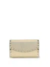 Valentino Rockstud Chain Wallet In Gold