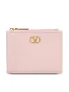 Valentino Vlogo Card Holder In Multicolor