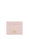 Valentino Vlogo Card Holder In Pink