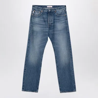 VALENTINO VALENTINO GARAVANI WASHED-EFFECT DENIM JEANS