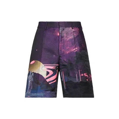 Valentino Garavani Water Nights Shorts Men In Multi