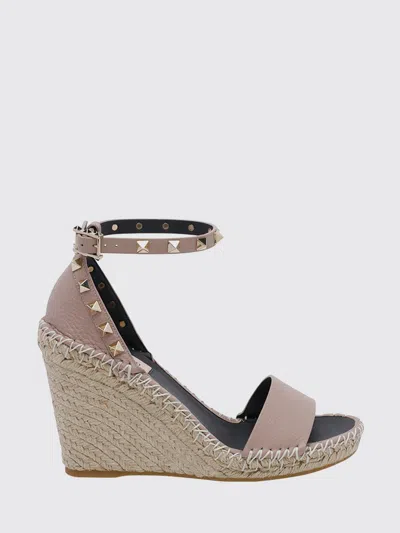 Valentino Garavani Wedge Shoes Woman In Animal Print