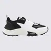 Valentino Garavani True Act Low Top Trainer In Mesh And Rubberised Fabric In Animal Print