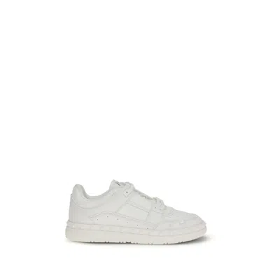 Valentino Garavani Freedots Leather Sneaker For Men In White