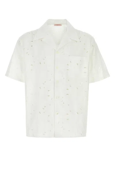Valentino Garavani White Cotton Blend Shirt
