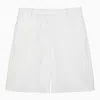 Valentino Garavani Ivory Wool Blend Bermuda Shorts