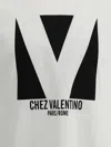 Valentino Mens Avorio Logo-print Crew-neck Cotton-jersey T-shirt