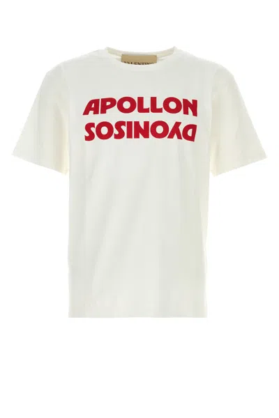 VALENTINO VALENTINO GARAVANI WHITE COTTON T-SHIRT