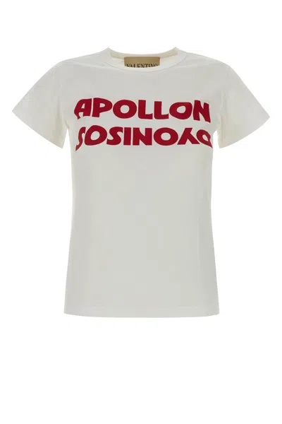 VALENTINO WHITE COTTON T-SHIRT