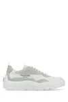 Valentino Two-tone Leather And Suede Gumboy Sneakers In White