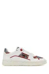 Valentino Garavani White Leather Freedots Sneakers