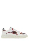 Valentino Leather Freedots Sneakers Panels Patterned