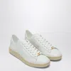 Valentino White Leather Vlogo Signature Sneakers In White