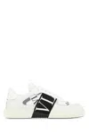 Valentino White Low-top Calfskin Vl7n Sneakers In White