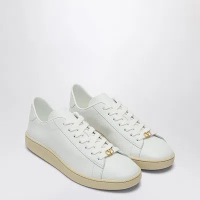 Valentino Garavani White Leather Vlogo Signature Sneakers