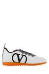 Valentino Chromathon Low-top Sneakers In Perforated Leather