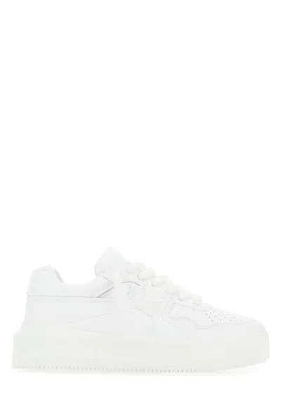 Valentino Garavani White Nappa Leather One Stud Xl Sneakers