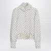 Valentino Garavani Single-breasted Jacket With Black Polka Dots