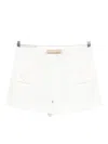 Valentino Pocket-detail Drawstring Shorts In White