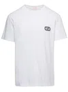 Valentino T-shirt With Vlogo Signature Patch In White