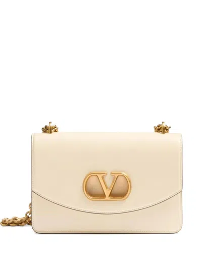 VALENTINO GARAVANI VALENTINO GARAVANI WHITE VAIN SHOULDER BAG