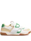 Valentino Garavani Joie De Jouer Low Top Sneaker In Nappa Calfskin In White