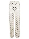 Valentino Garavani Polka Dot Silk Cady Pants