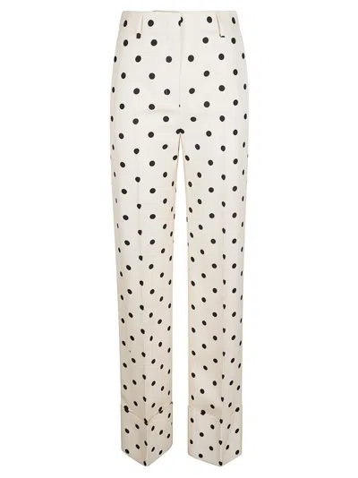 VALENTINO VALENTINO GARAVANI WIDE-LEG POLKA DOT TROUSERS