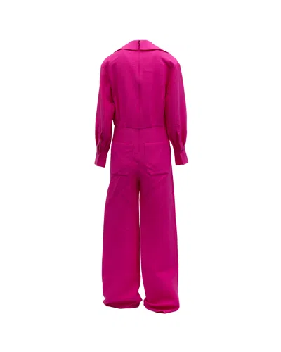 Valentino Garavani Wide-leg Jumpsuit In Pink