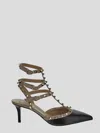 Valentino Studded Leather Stiletto Pumps