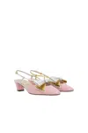 Valentino Slingback Pumps In Pink