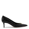 Valentino Garavani Woman Pumps Black Size 8 Leather In Black