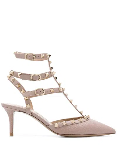 Valentino Garavani Women Rockstud Leather Slingback Pumps In Multicolor