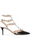Valentino Rockstud Slingback Pumps In Black