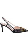 Valentino Garavani With Heel Black In Black