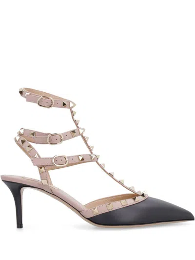 Valentino Garavani With Heel Black In Multi