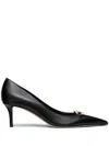 Valentino 60mm Vlogo Patent Leather Pumps In Black