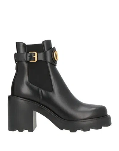 Valentino Garavani Valentino Vlogo Signature Leather Boot In Black