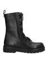 Valentino Garavani Woman Ankle Boots Black Size 10 Soft Leather In Black