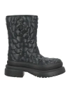 Valentino Garavani Woman Ankle Boots Black Size 8 Rubber