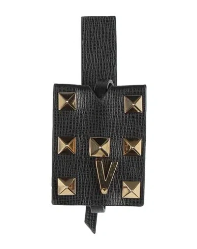 Valentino Garavani Woman Bag Accessories & Charms Black Size - Leather