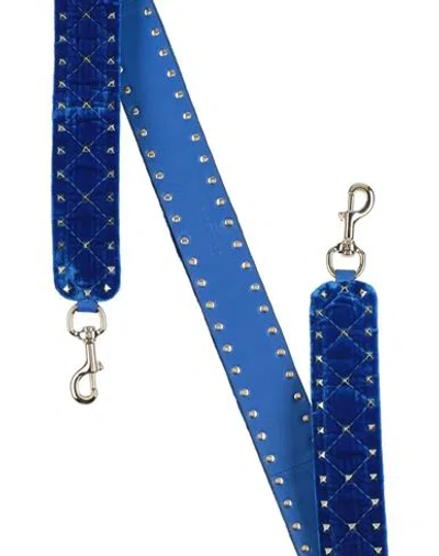 Valentino Garavani Woman Bag Strap Bright Blue Size - Textile Fibers