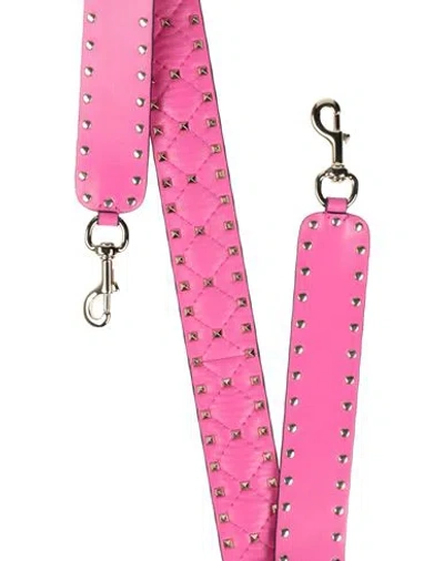 Valentino Garavani Woman Bag Strap Fuchsia Size - Soft Leather In Pink